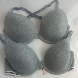 Victoria's Secret Gray Women's Tshirt Bras 34D